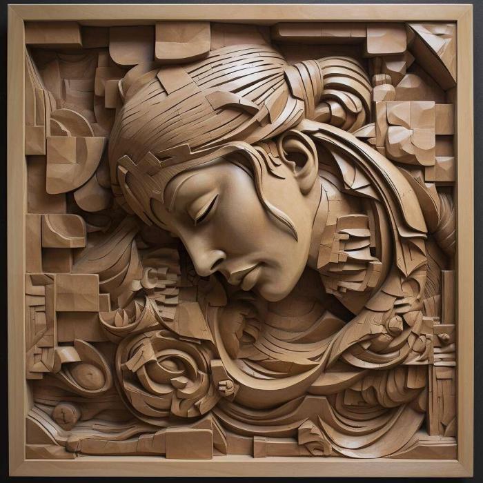 نموذج ثلاثي الأبعاد لآلة CNC 3D Art 